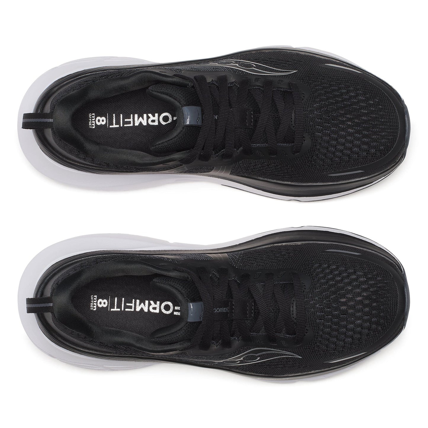 Saucony shoes Saucony Women's Guide 18 Running Shoes in Black/White SS25 - Up and Running