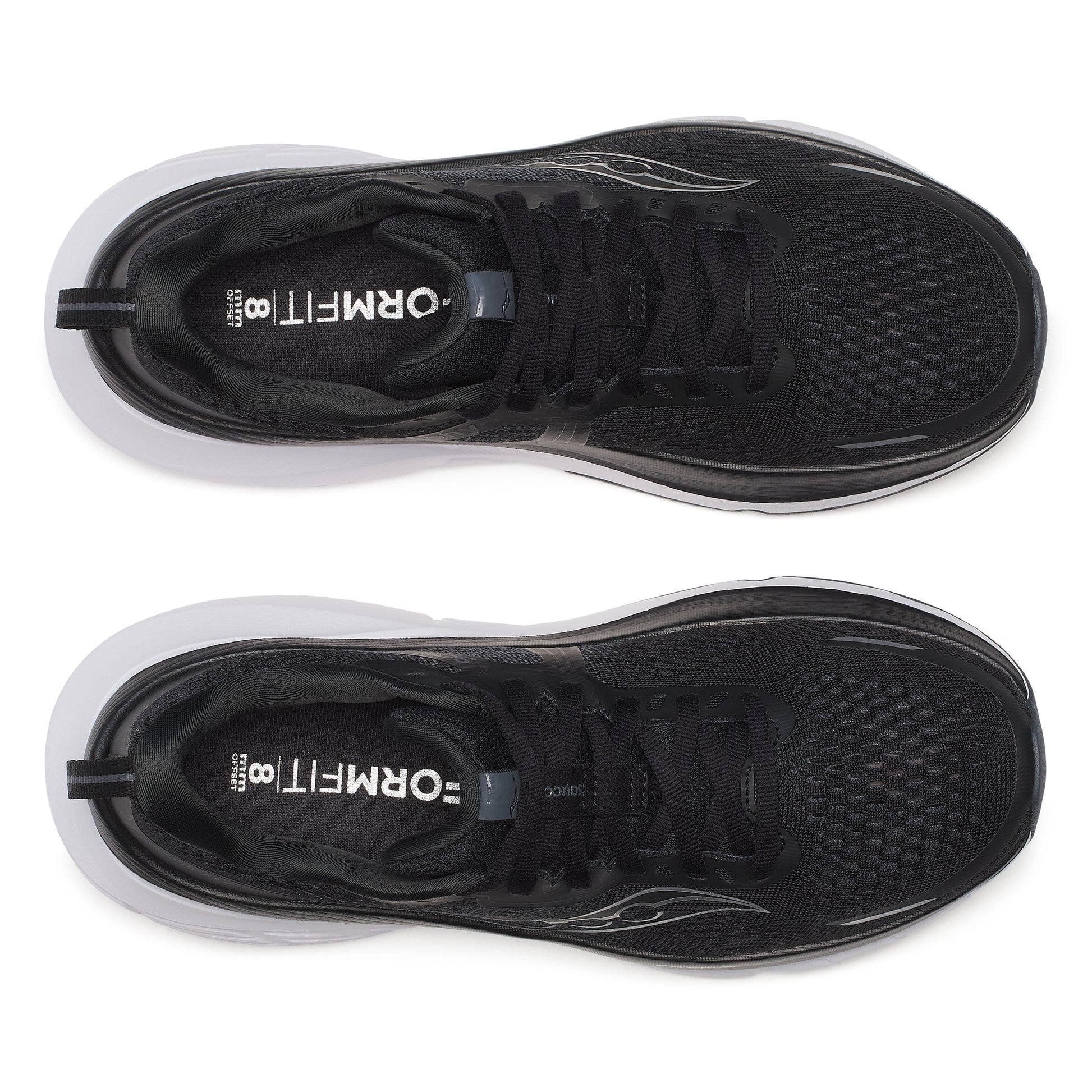 Saucony shoes Saucony Women's Guide 18 Running Shoes in Black/White SS25 - Up and Running