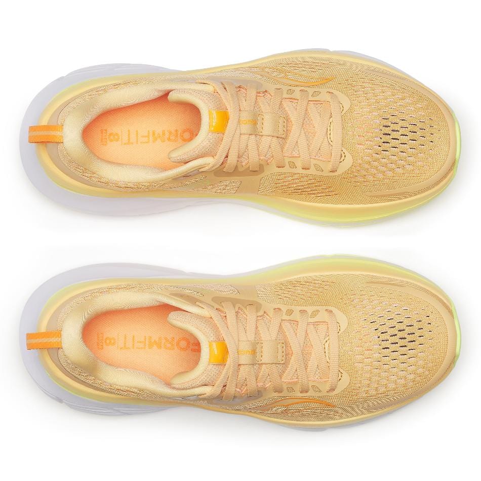 Saucony Shoes Saucony Women's Guide 18 Running Shoes in Peach/Sunny SS25 - Up and Running