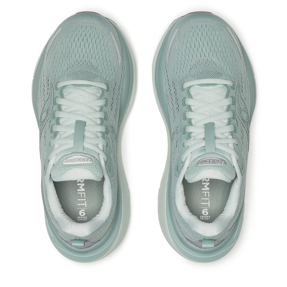 Saucony Shoes Saucony Women's Hurricane 25 Running Shoes in Iceberg/Aloe AW25 - Up and Running