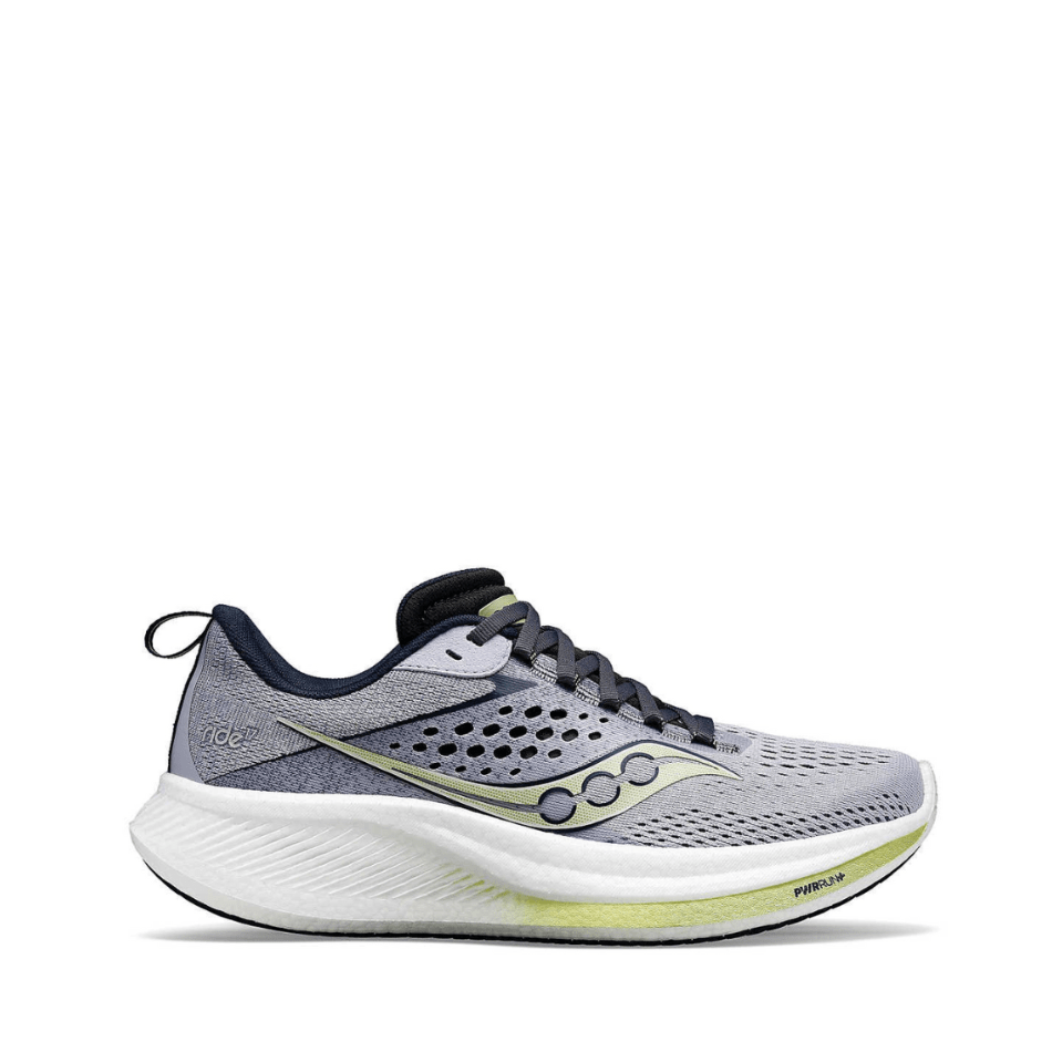 Saucony Shoes Saucony Women's Ride 17 Running Shoes in D Width (Wide Fit) in Iris/Navy - Up and Running