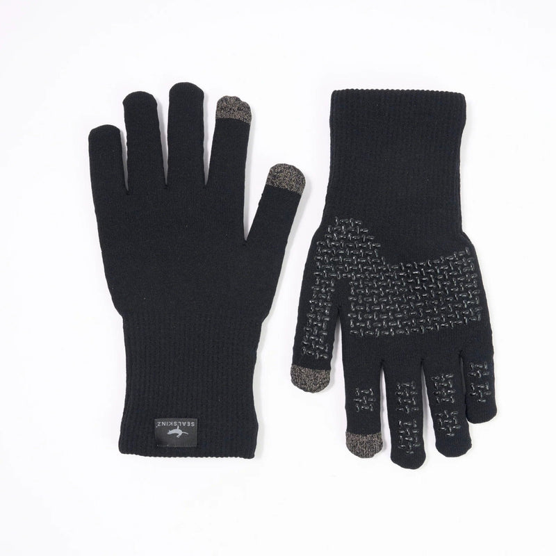 Sealskinz Accessories Sealskinz Anmer Waterproof All Weather Ultra Grip Kitted Glove AW23 Black - Up and Running