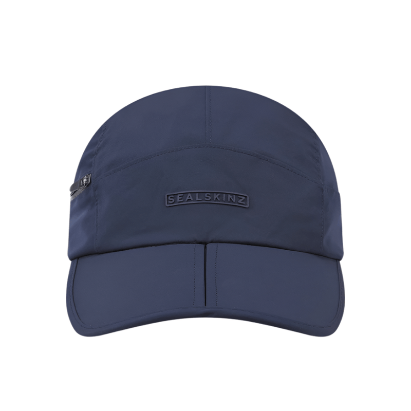 Sealskinz Accessories One size Sealskinz Waterproof Mulbarton All Weather Zipped Pocket Cap in Navy AW24 - Up and Running