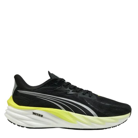 PUMA Men's Velocity NITRO 4 Running Shoes in PUMA Black/Apple Spritz SS26