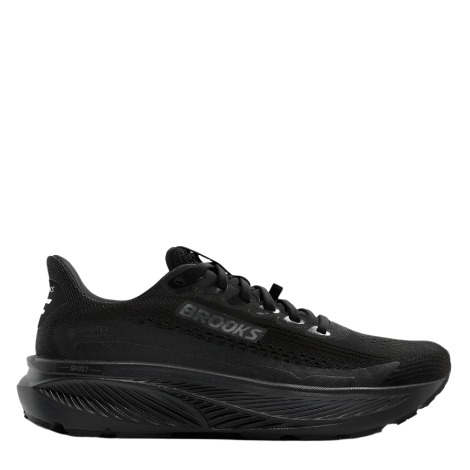 Brooks Women's Ghost 17 GTX Running Shoes in Black/Black/Ebony AW25