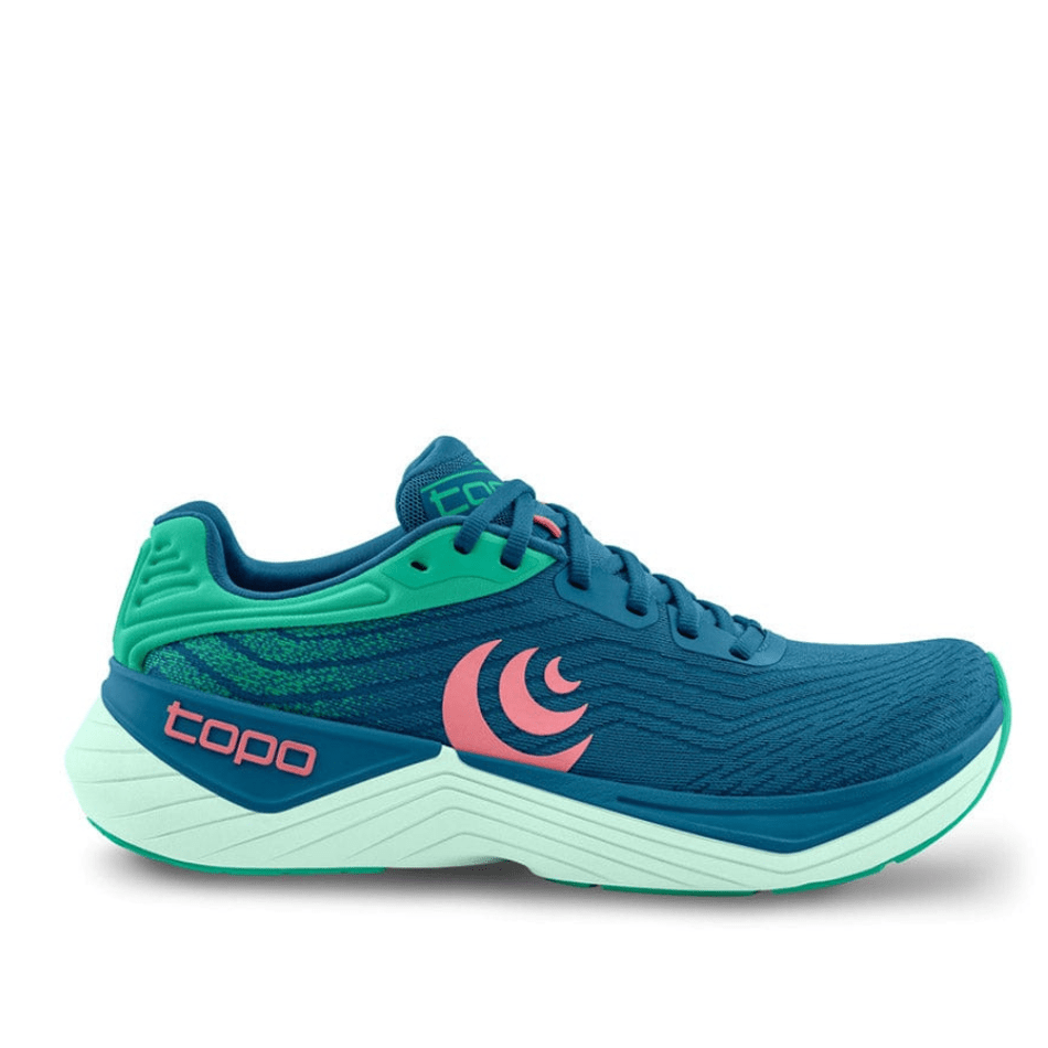 Topos Shoes Topo Women's Ultrafly 5 Running Shoes Blue/Aqua AW24 - Up and Running