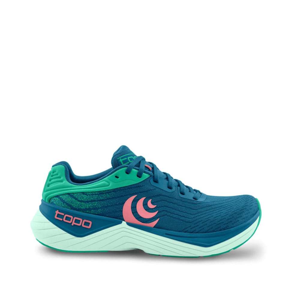 Topos Shoes Topo Women's Ultrafly 5 Running Shoes Blue/Aqua AW24 - Up and Running