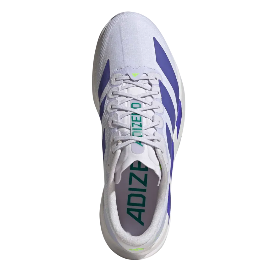 Up & Running adidas Adizero Evo SL running shoes in frozen purple and white with Lightstrike Pro cushioning