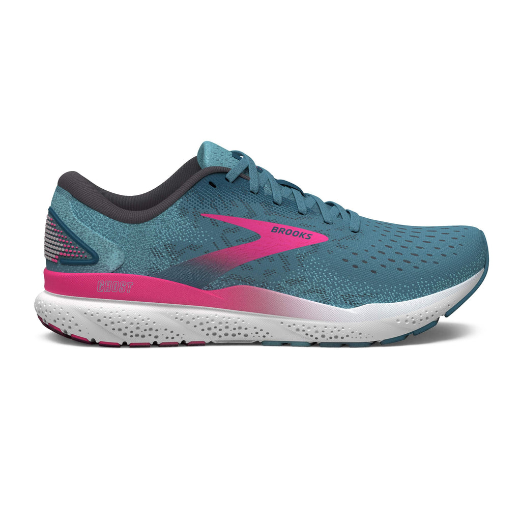 Brooks Footwear Women's Brooks Ghost 16 - AW24 - Blue/Pink/Morrocan Blue - Up and Running