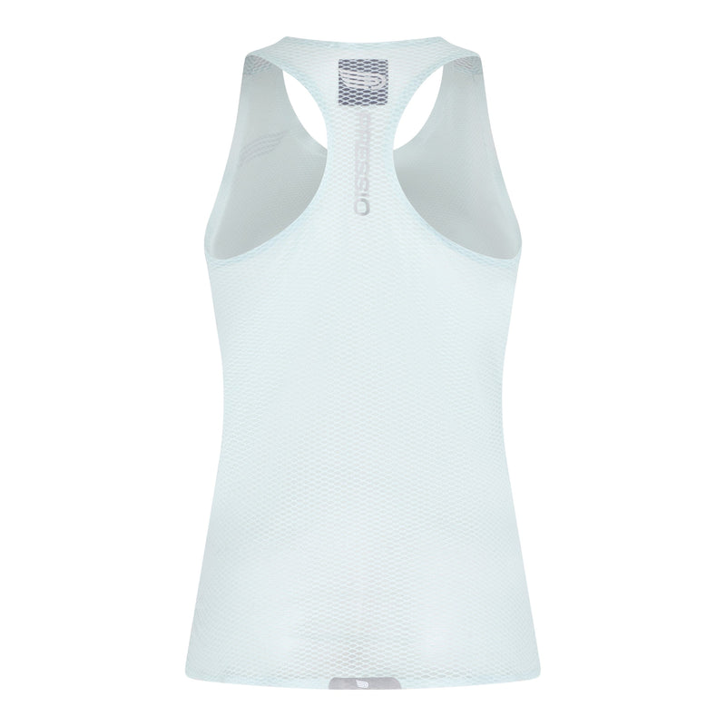 Pressio Clothing Women's Pressio Elite Singlet Vest - Cornflower SS24 - Up and Running