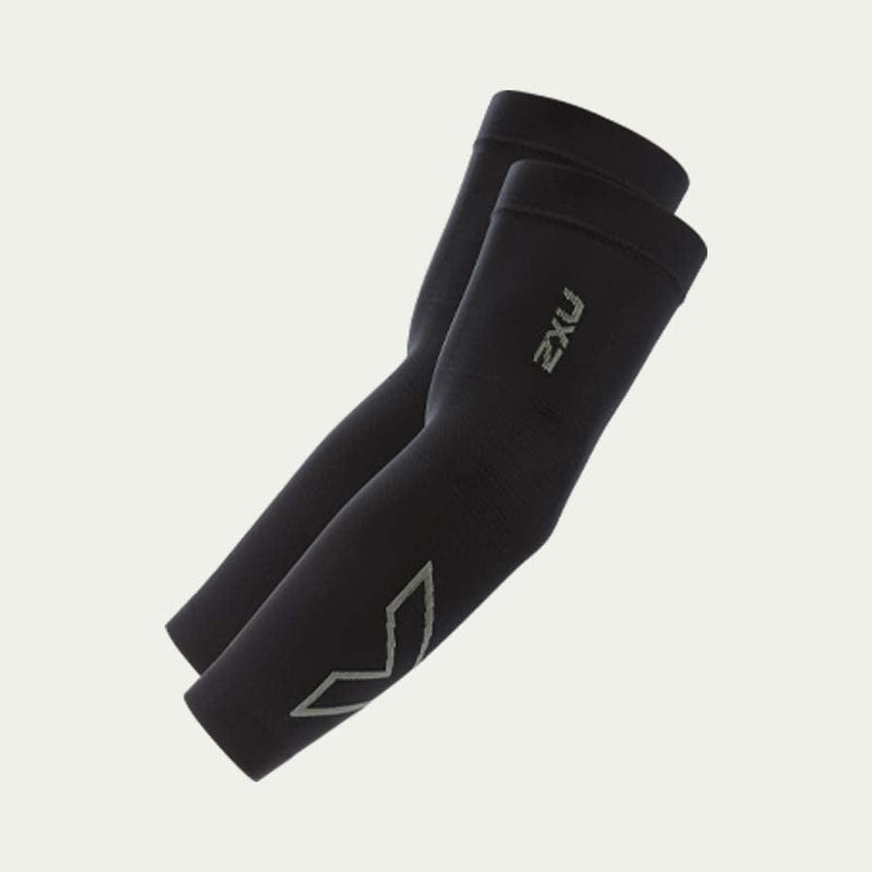 2XU Accessories S 2XU Flex Running Comp Arm Sleeves Black SS21 - Up and Running