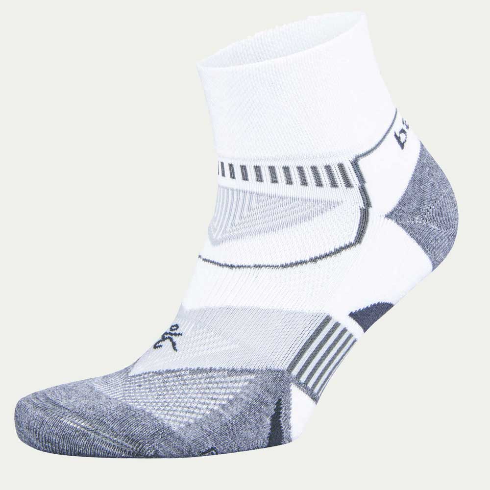 Enduro Qtr White Grey Heather