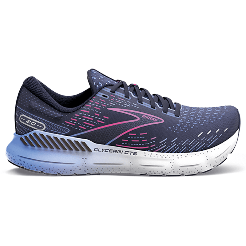 Brooks Footwear 4.5 Brooks Glycerin GTS 20 Womens Running Shoes SS23 - Up and Running