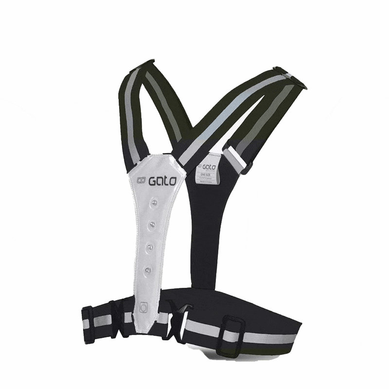 Gato Accessories Gato LED Safer Sport Vest Anthracite - Up and Running