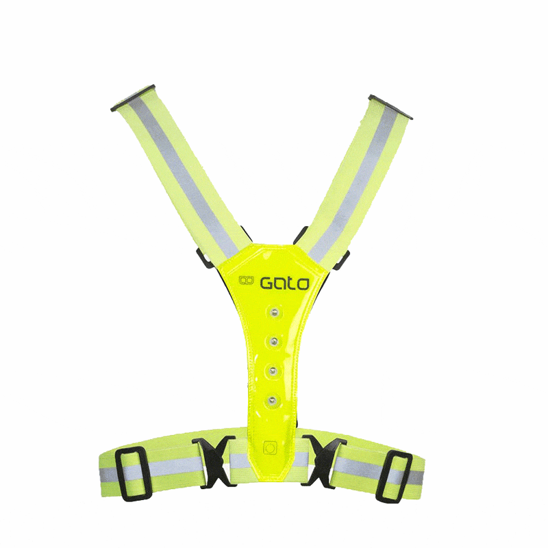 Gato Accessories Gato LED Safer Sport Vest Neon Yellow - Up and Running