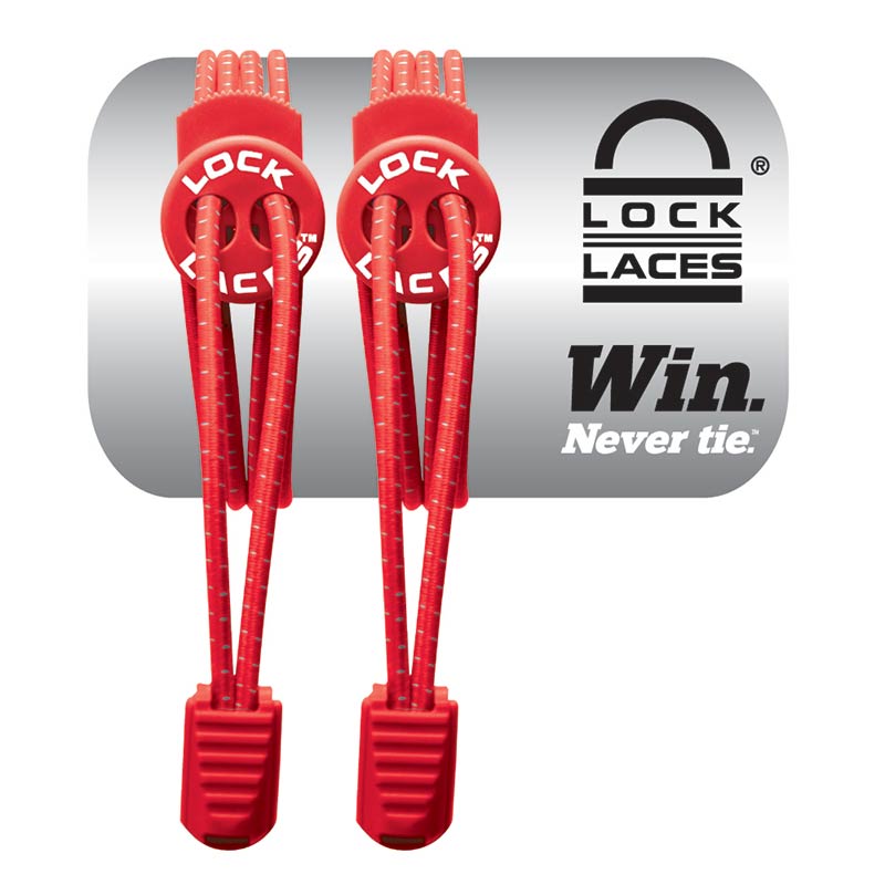 Lock Laces Accessories Lock Laces Red - Up and Running