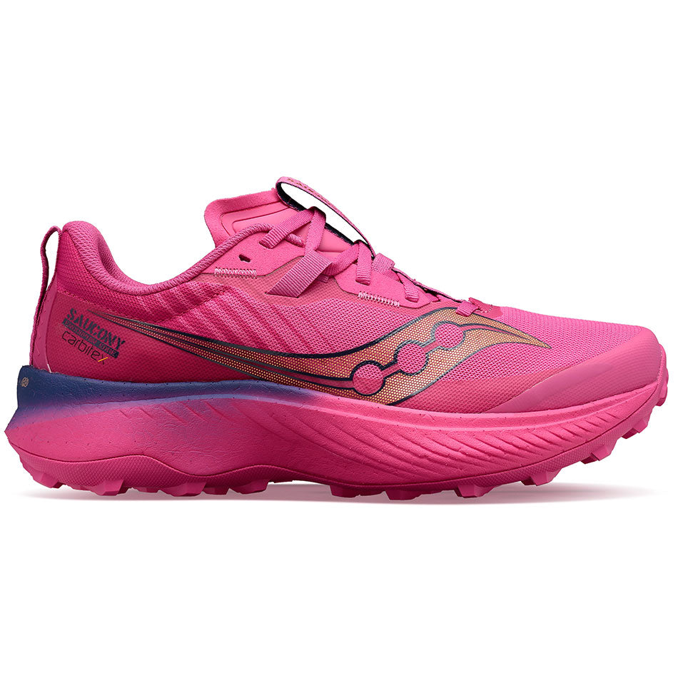 Saucony Shoes 8 Saucony Endorphin Edge Pink Men's Running Shoes AW22 - Up and Running